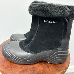 Columbia  Sierra Summette Women's Black Suede Winter Boots Size 9